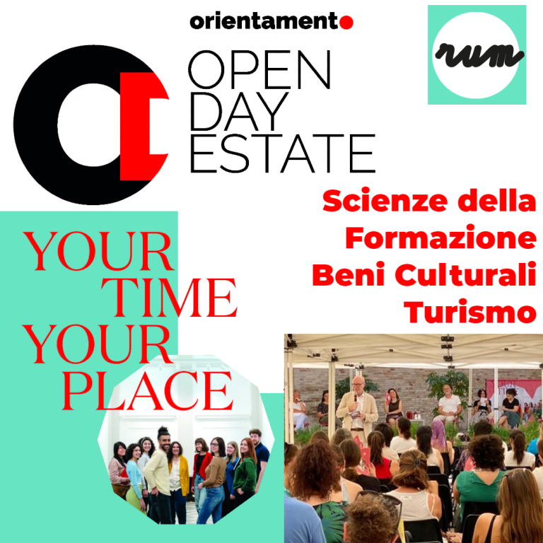 Open Day scienze della formazione beni culturali e turismo