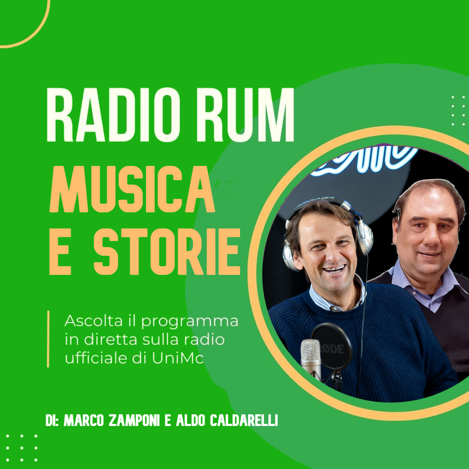 copertina del podcast musica e storie con aldo e marco