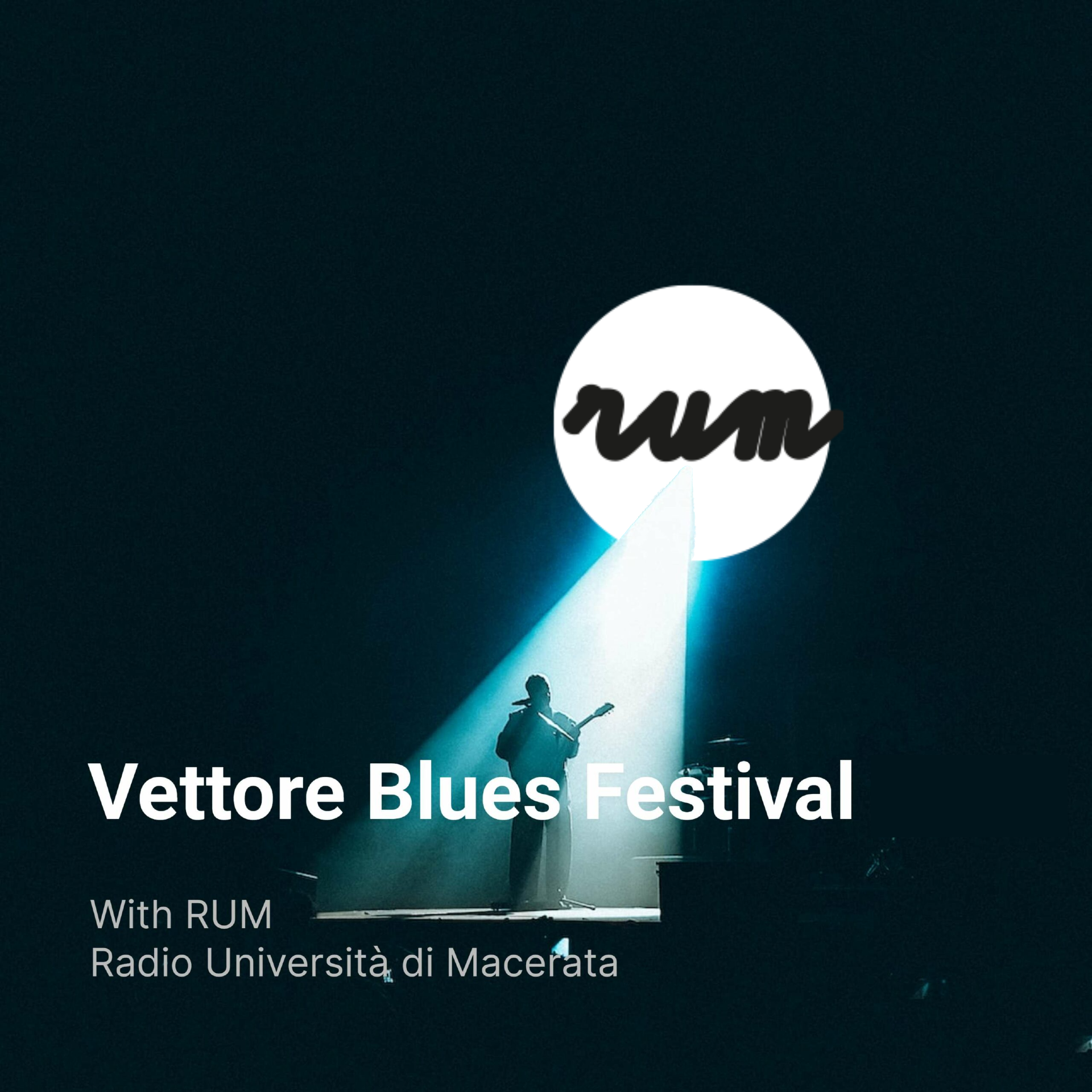 immagine del podcast vettore blues festival