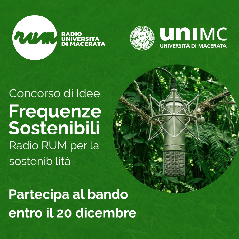 Torna il Bando UniMC per Podcast sulla Sostenibilità!